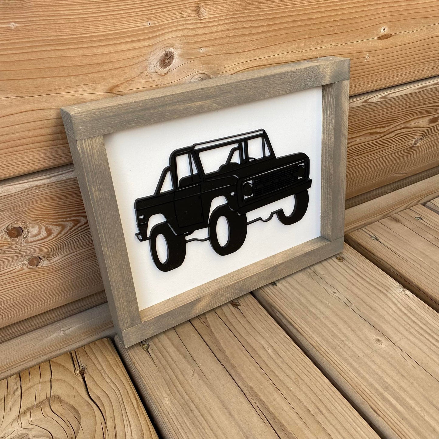 Bronco | Wood Sign