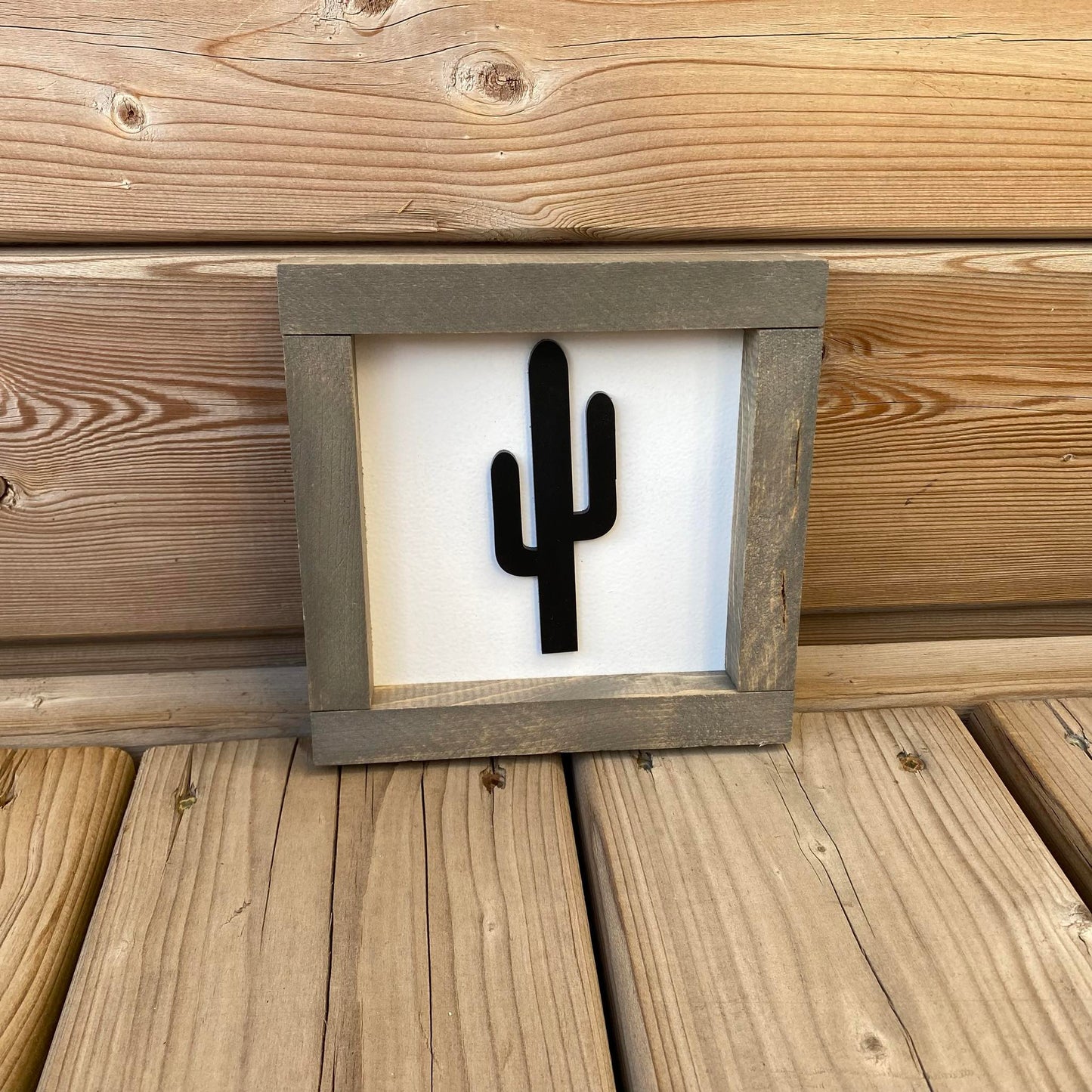 Cactus | Wood Sign