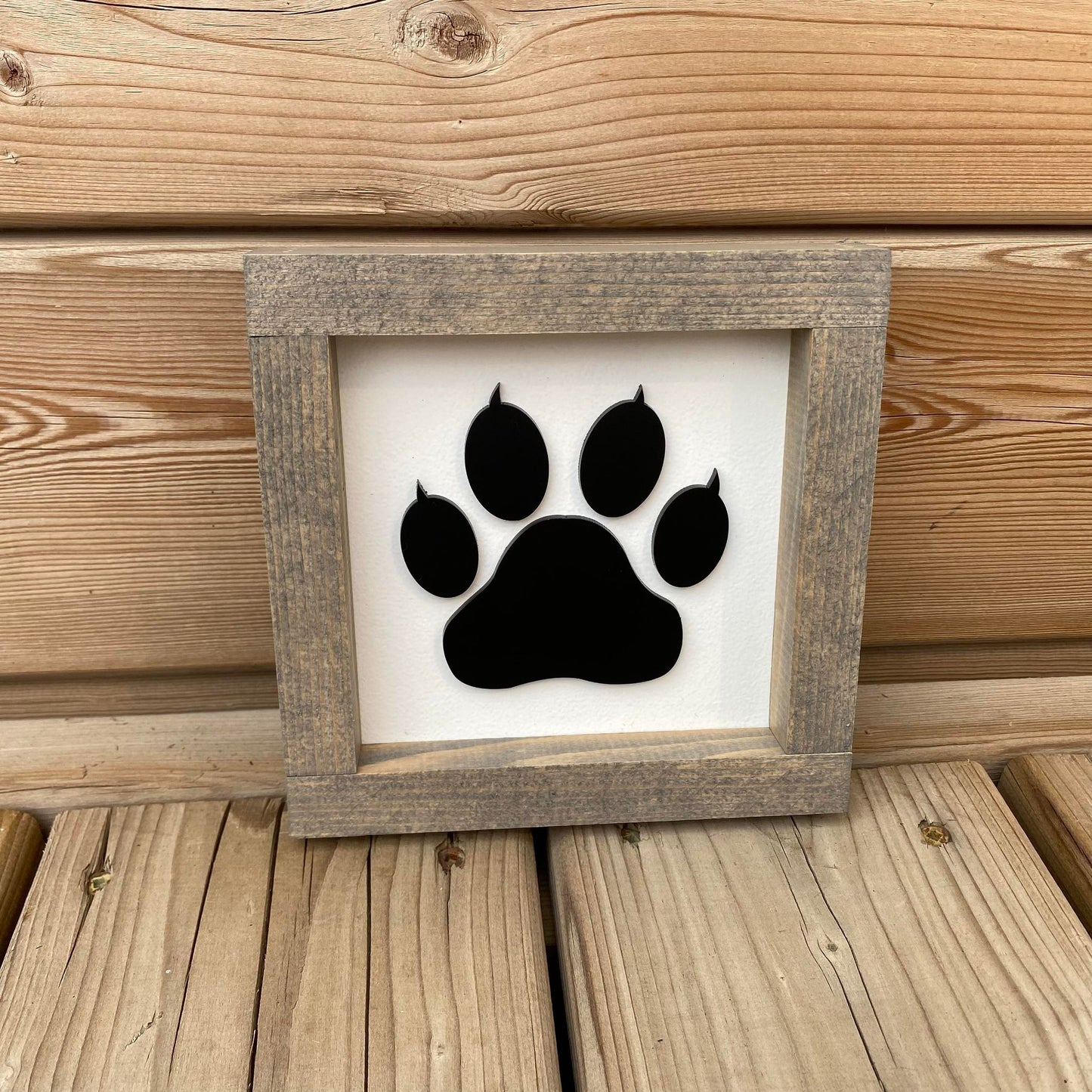 Cat Paw Print | Wood Sign