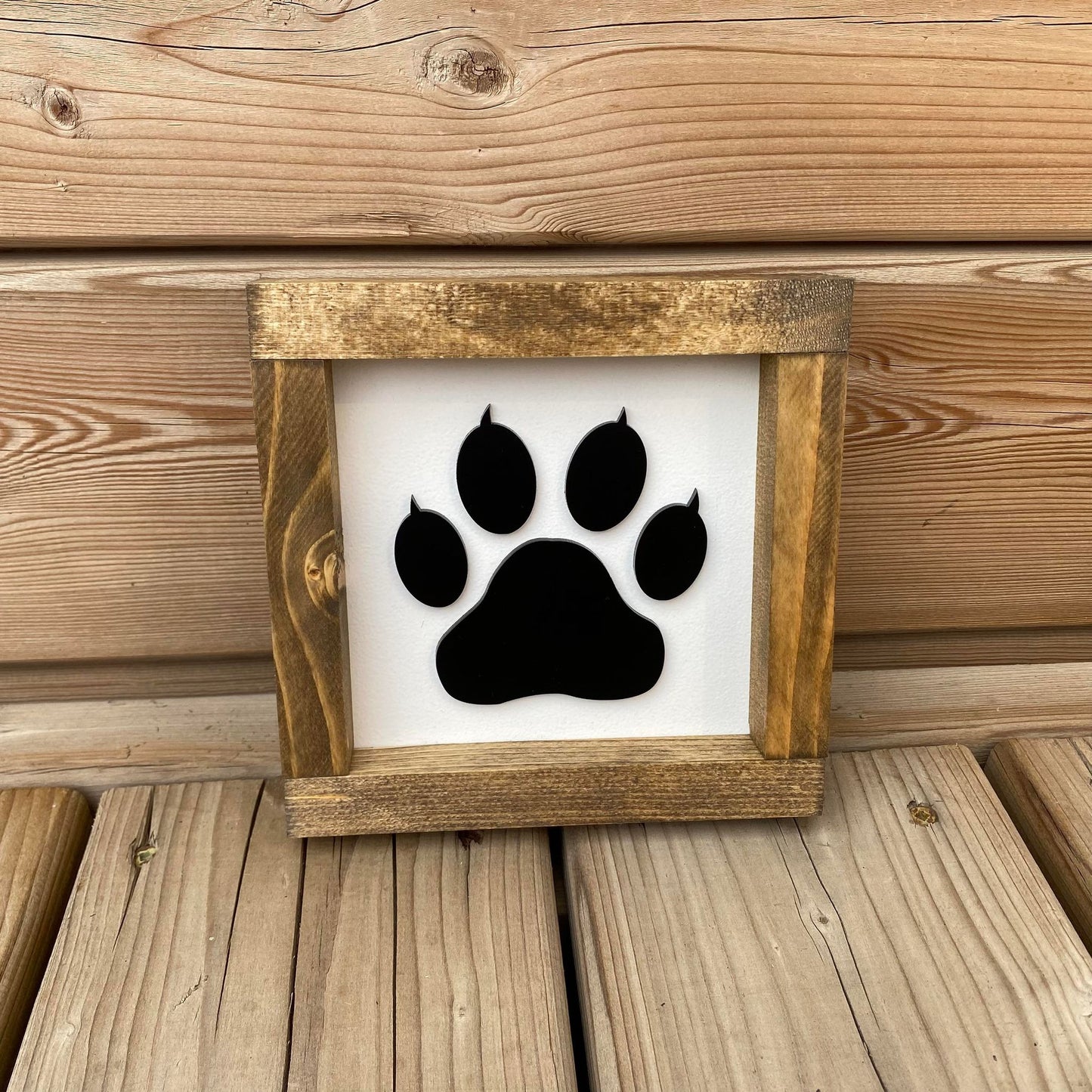 Cat Paw Print | Wood Sign