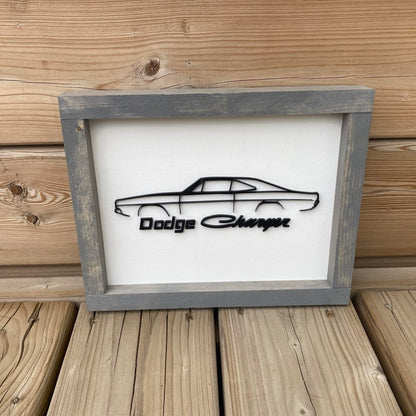 Charger | Wood Sign