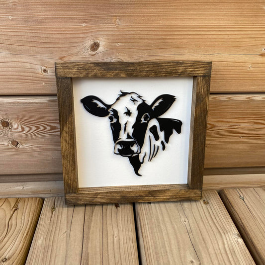 Cow | Wood Sign