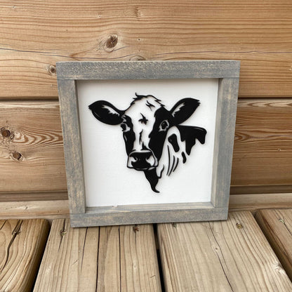 Cow | Wood Sign