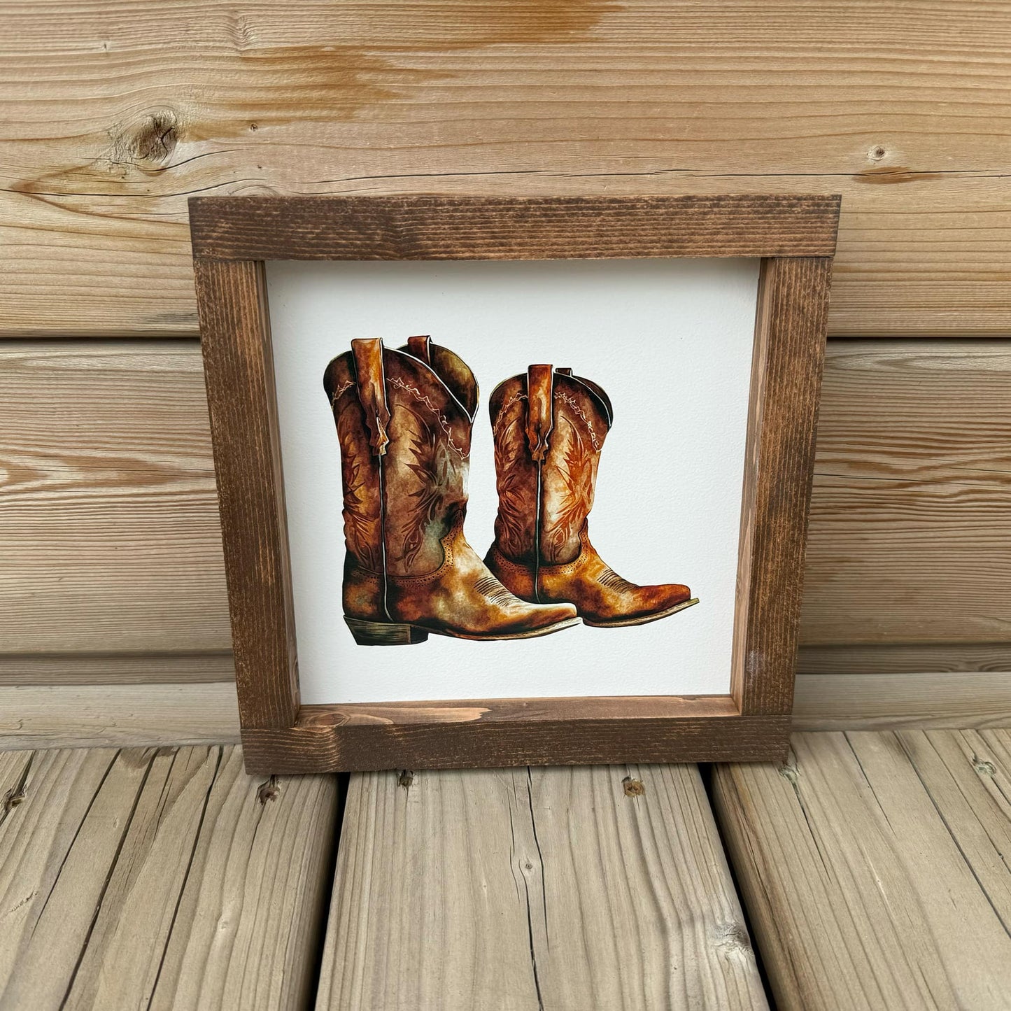 Cowboy Boot | Wood Sign