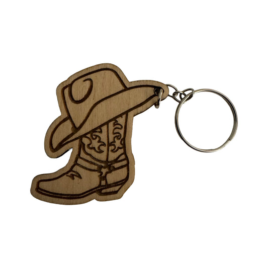 Cowboy Boot & Hat | Keychain