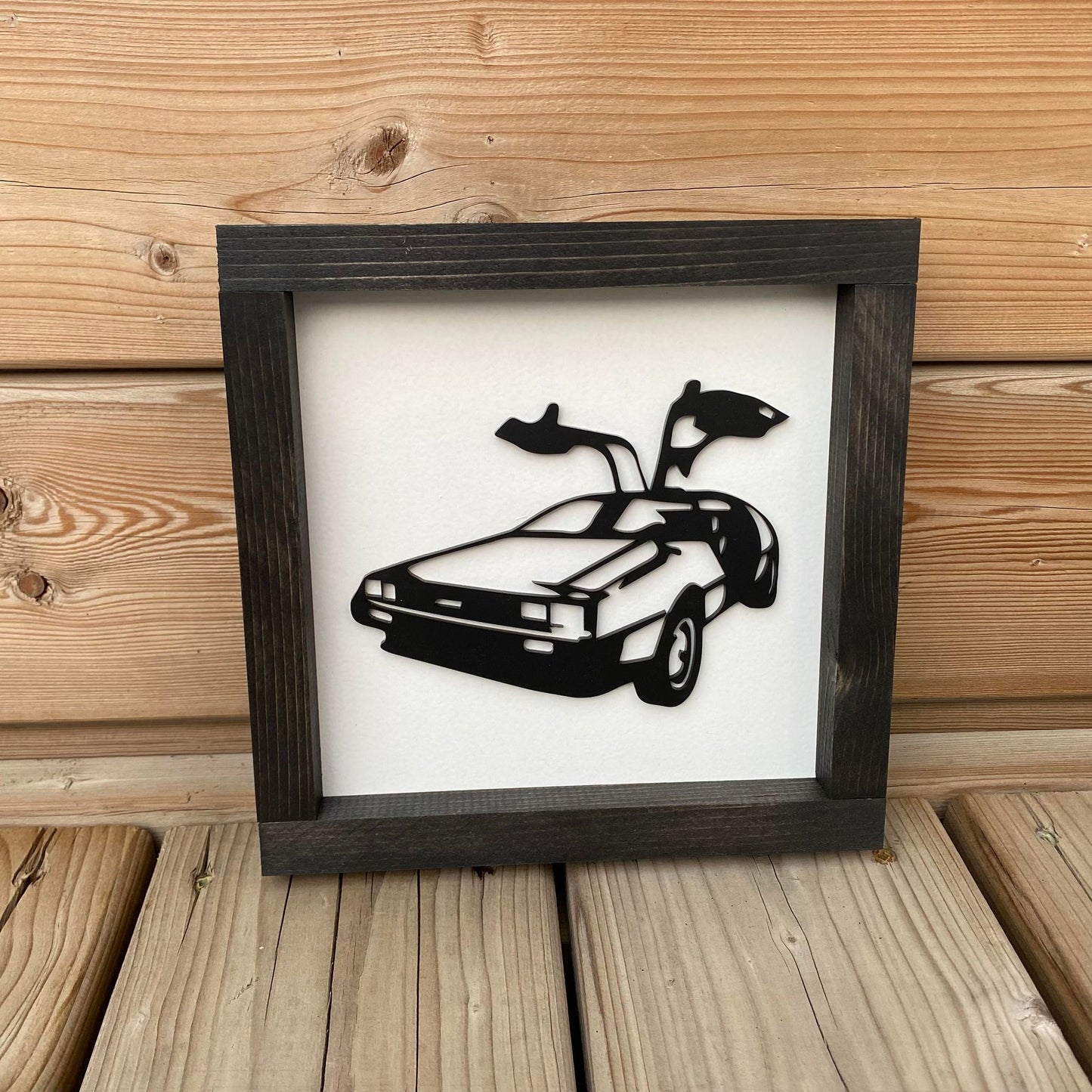 Delorean | Wood Sign