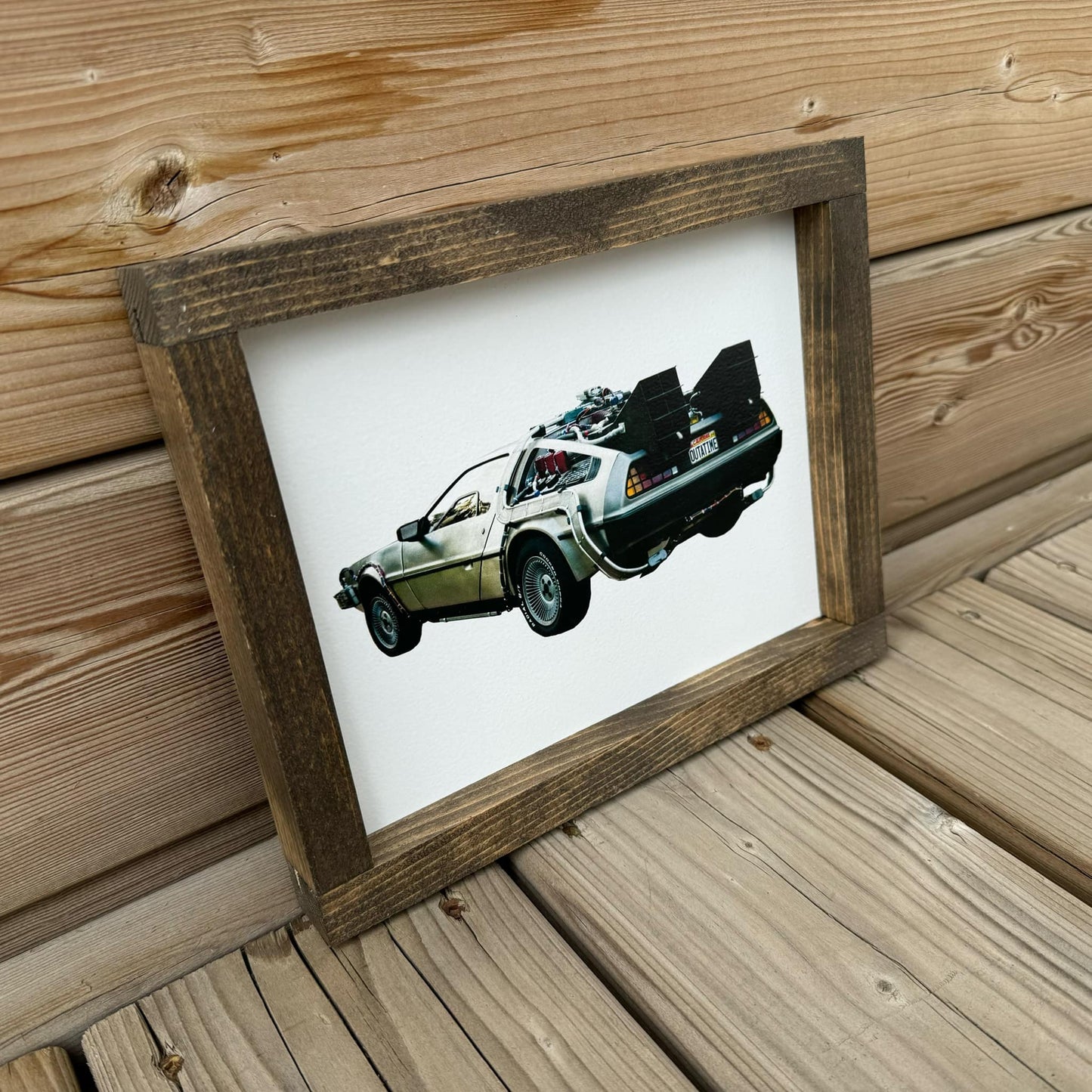 Delorean | Wood Sign