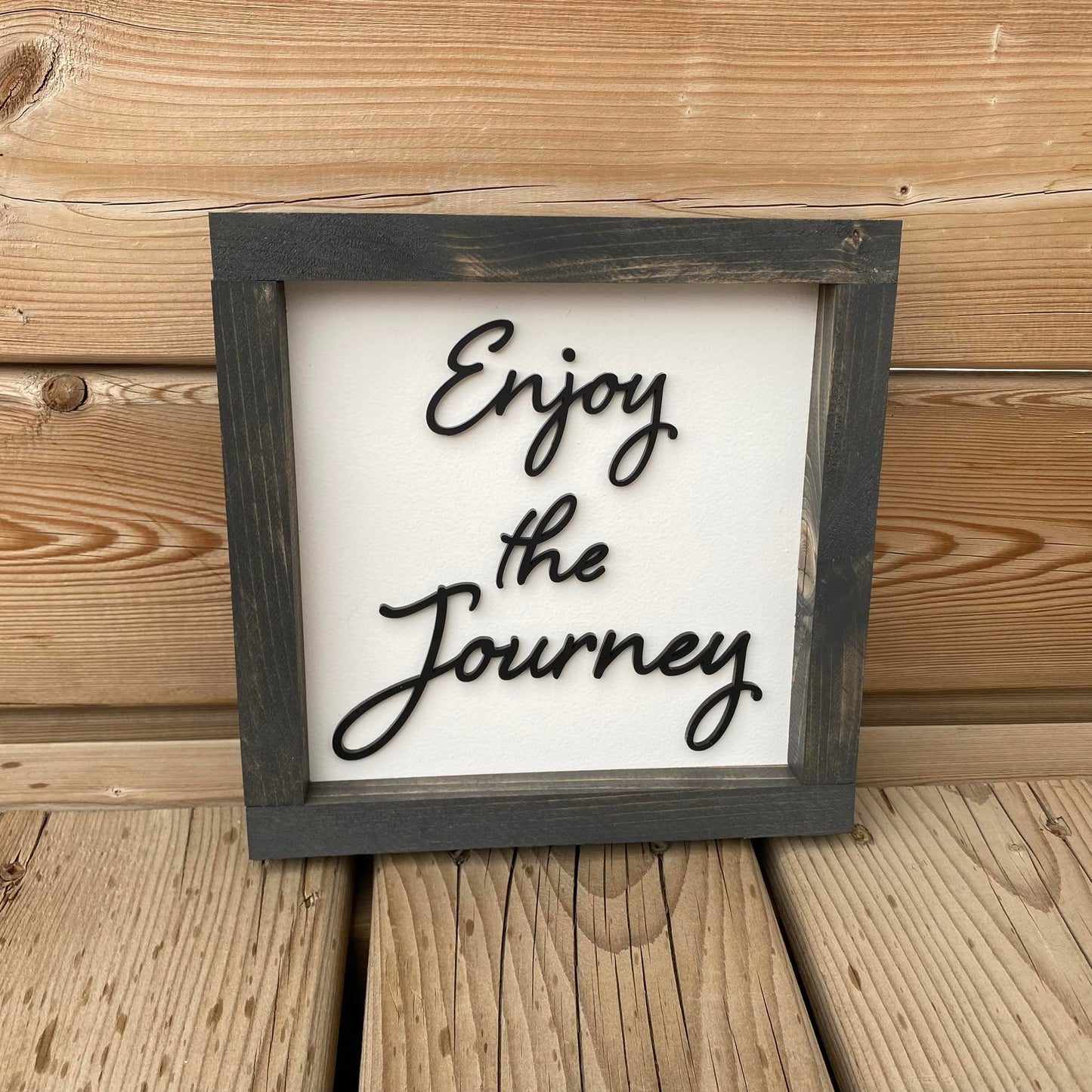 Enjoy The Journey | Wood Sign