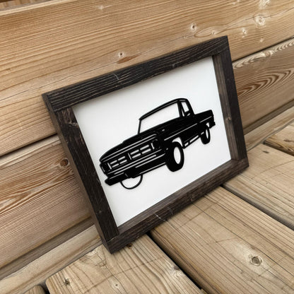 F100 Truck | Wood Sign