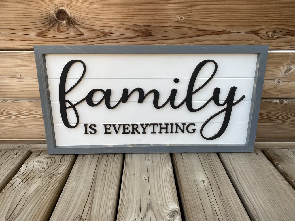 Family Is Everything | Wood Sign