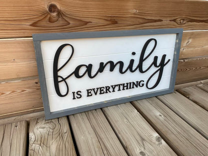 Family Is Everything | Wood Sign