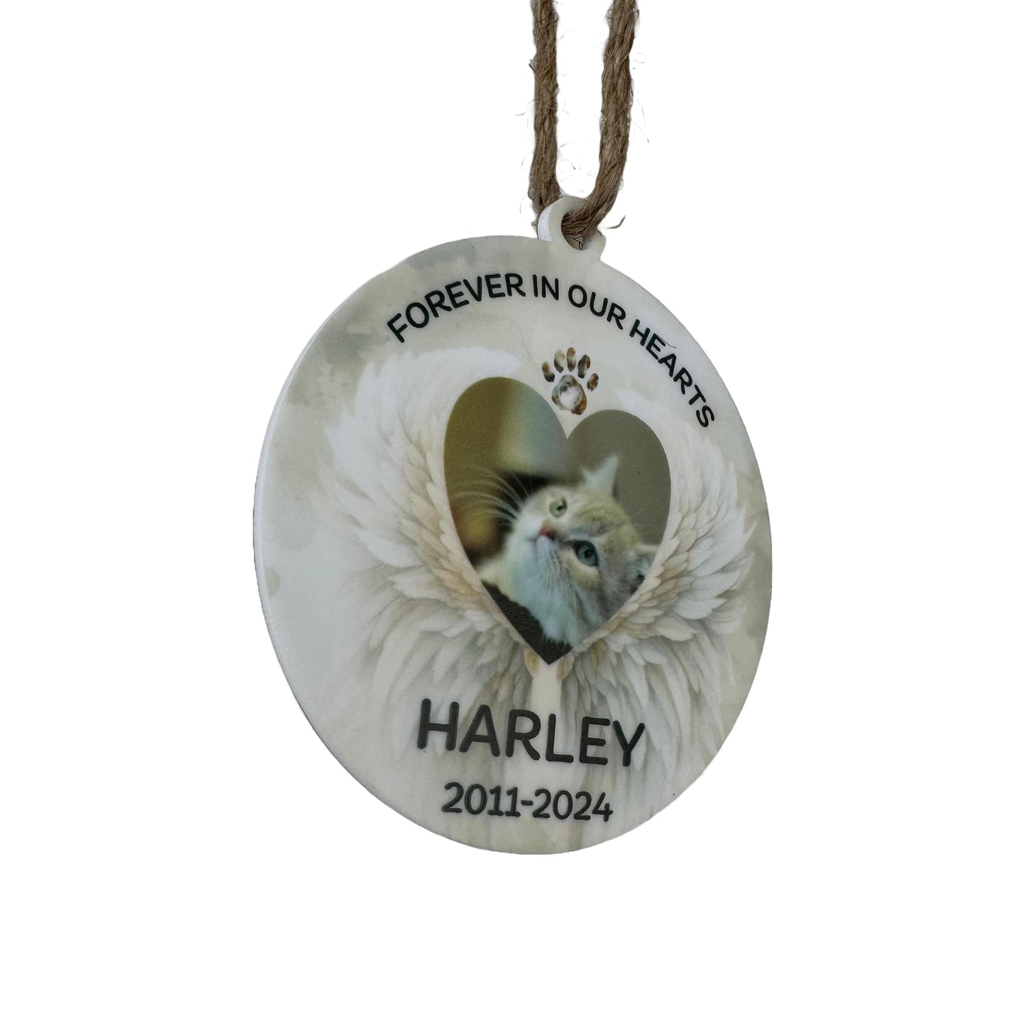 Forever In Our Hearts Pet | Personalized Pet Ornament