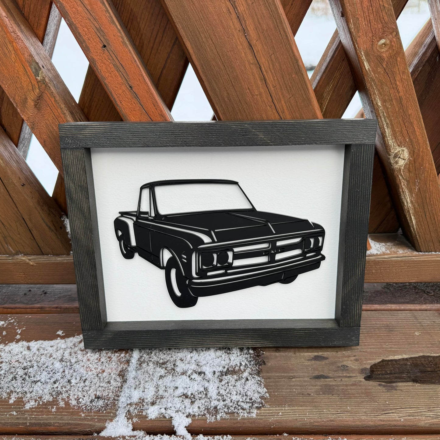 GMC Stepside | Wood Sign
