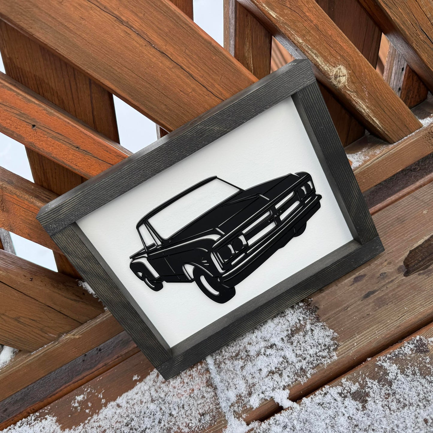 GMC Stepside | Wood Sign