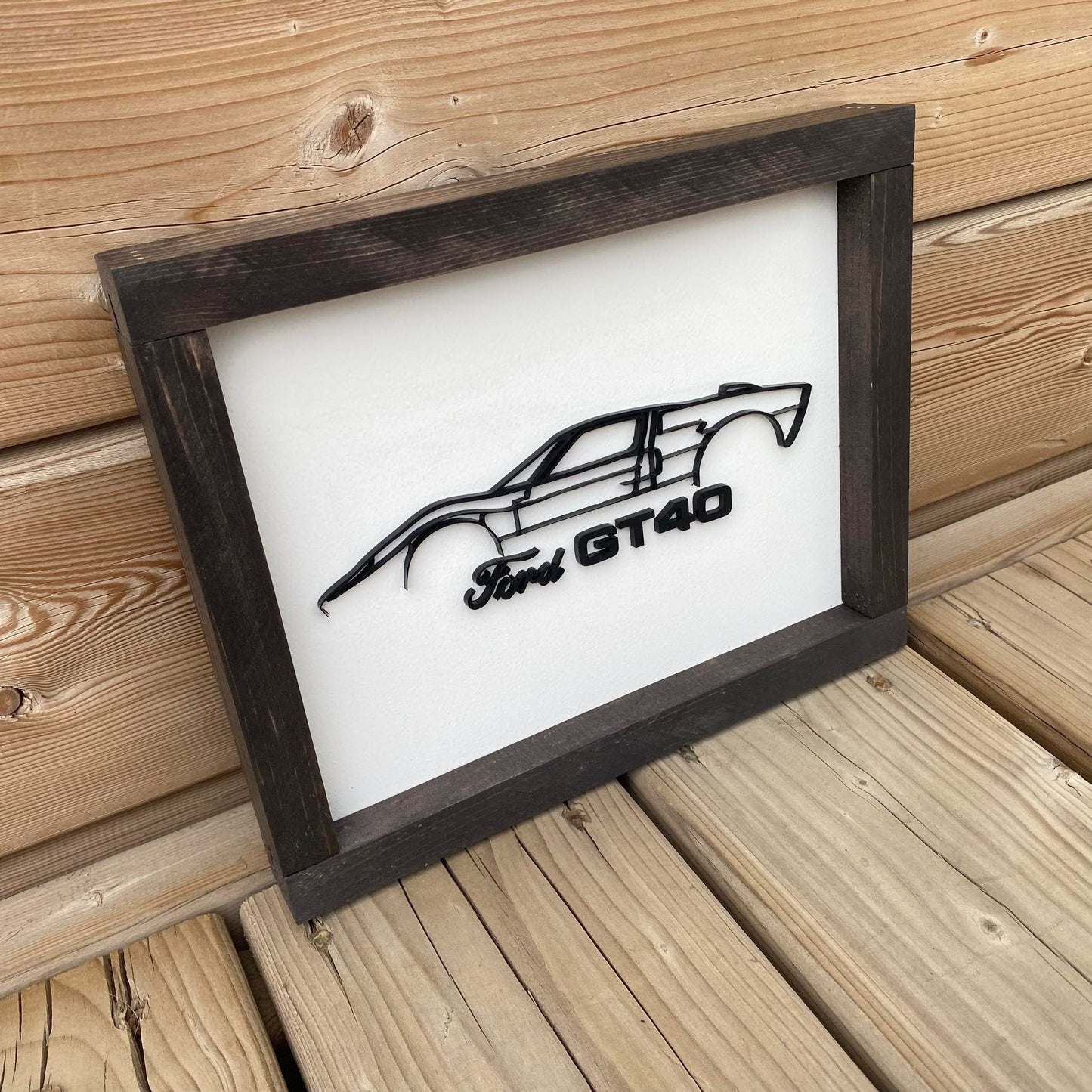 GT40 | Wood Sign