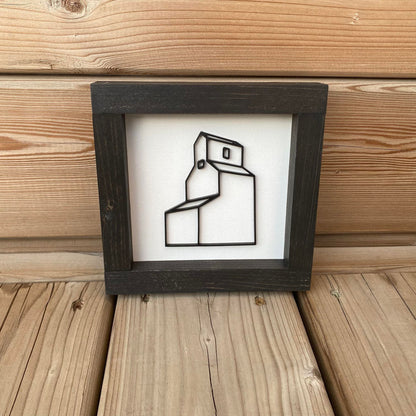 Grain Elevator Mini | Wood Sign