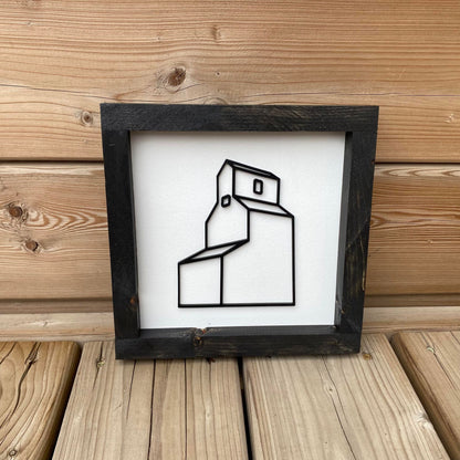 Grain Elevator | Wood Sign