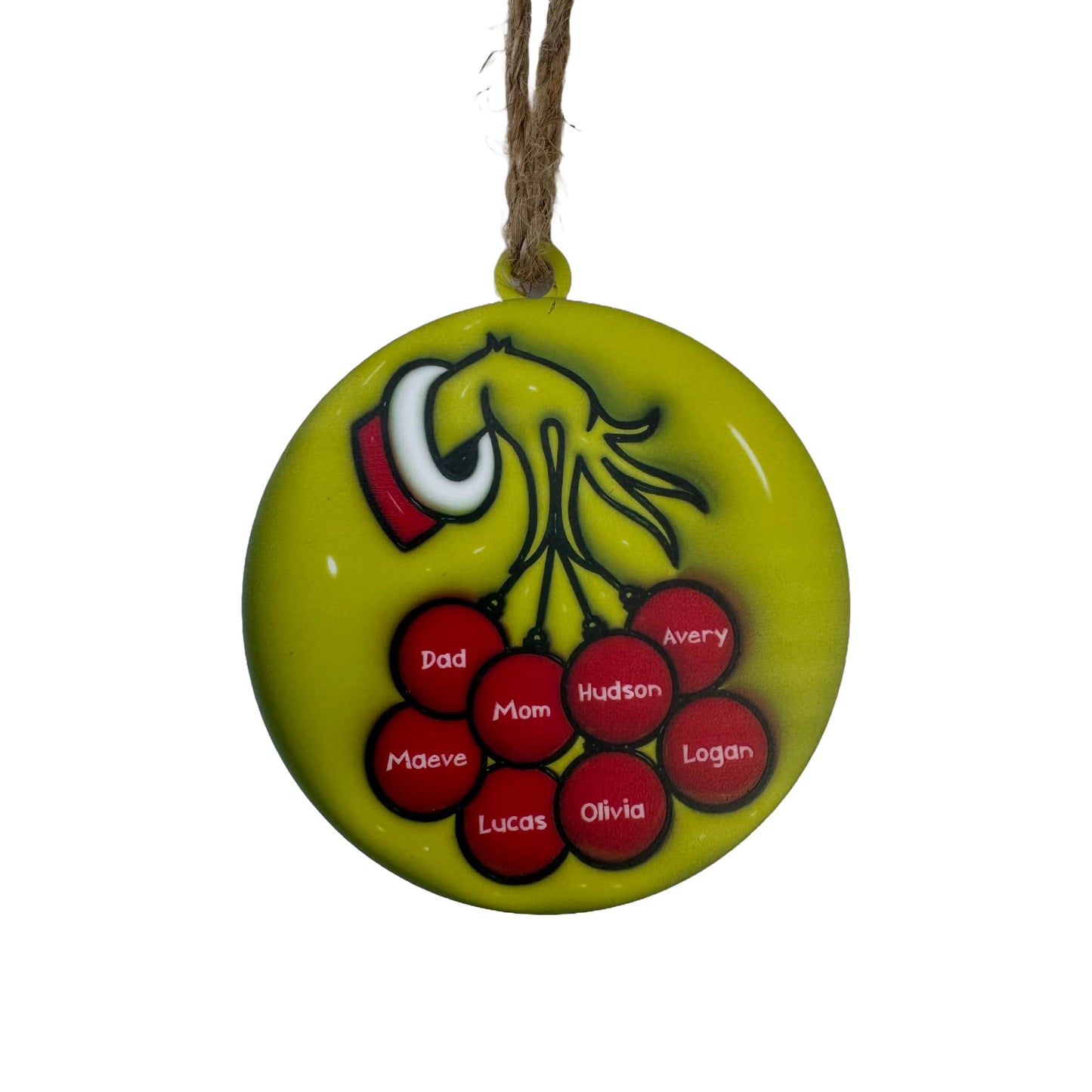 Grinch Family | Personalized Ornament