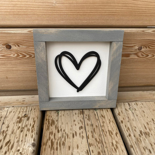 Heart | Wood Sign