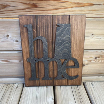 Home Sask | Wood Sign