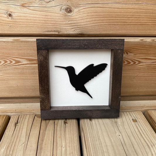 Hummingbird | Wood Sign