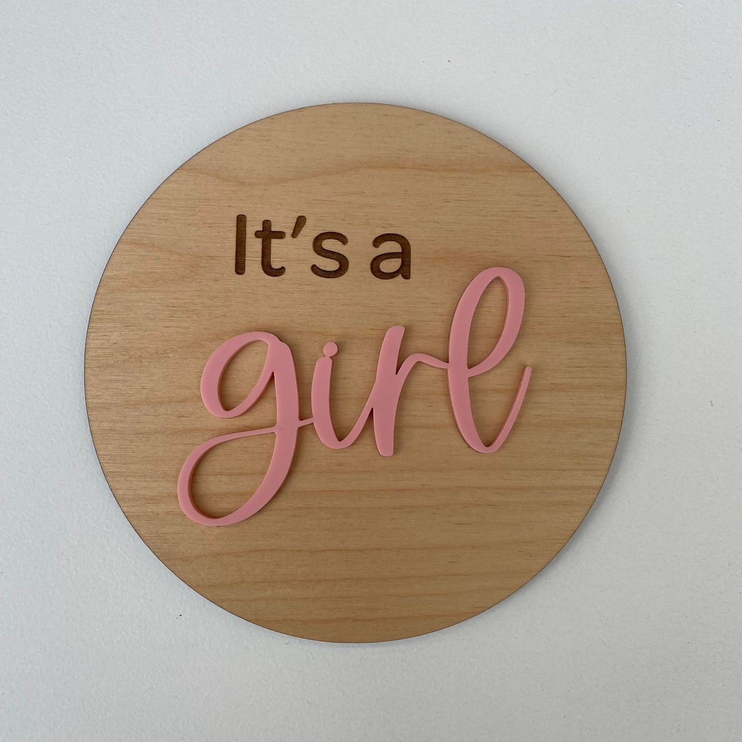 It's A Girl | Baby Announcement Sign