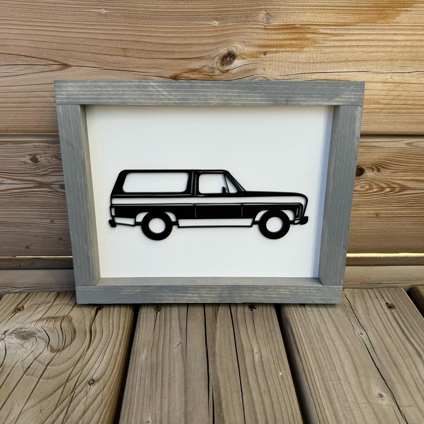 Jimmy Side View | Wood Sign