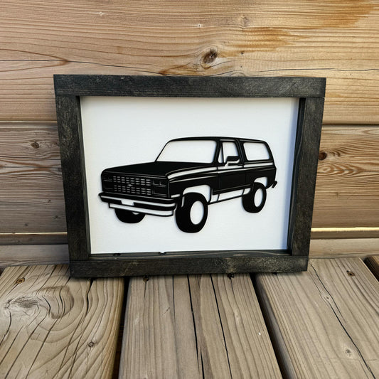 K5 Blazer | Wood Sign