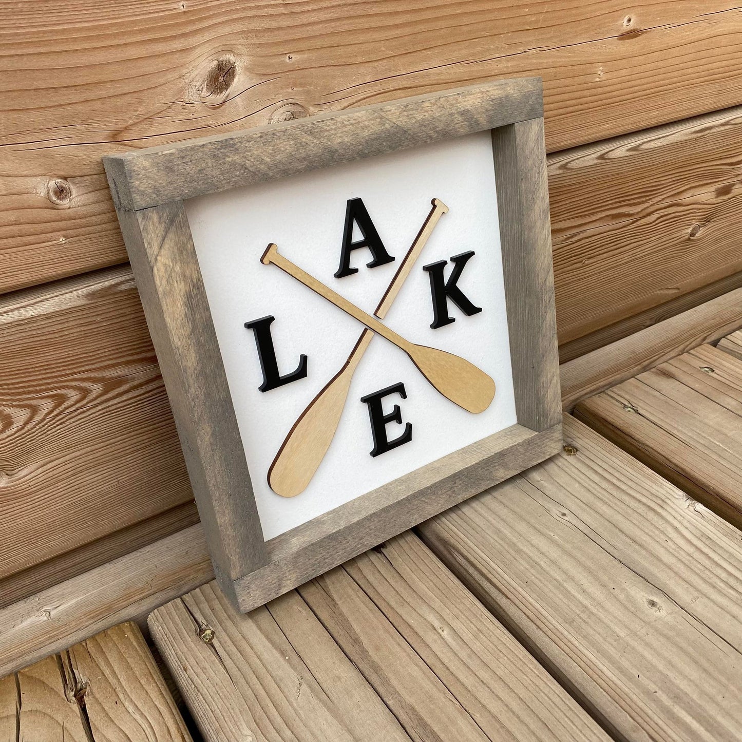 Lake | Wood Sign