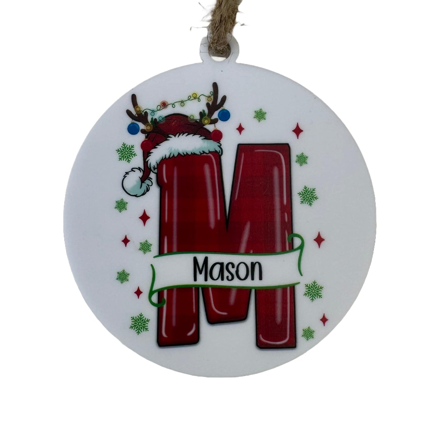 Letter | Personalized Ornament