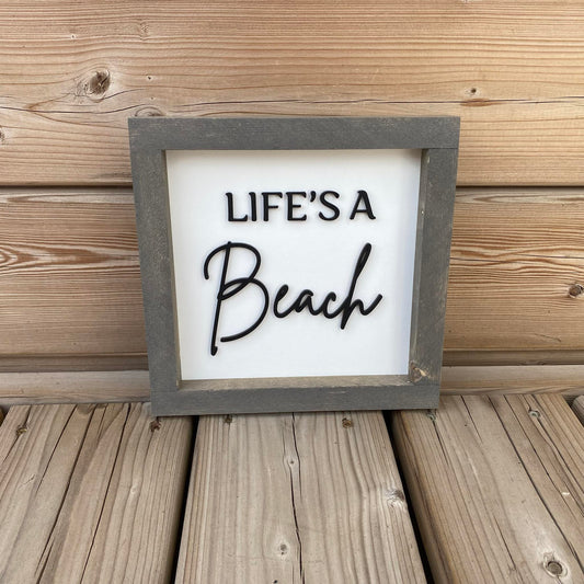 Life's A Beach | Wood Sign