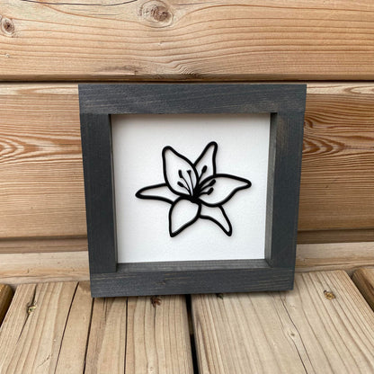 Lily Mini | Wood Sign