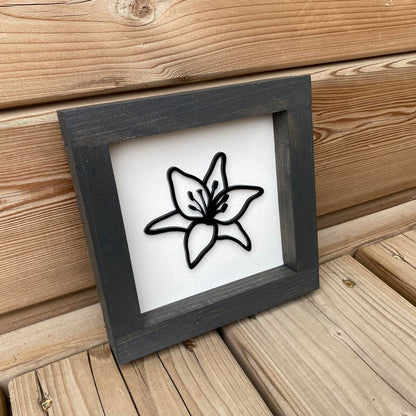 Lily Mini | Wood Sign