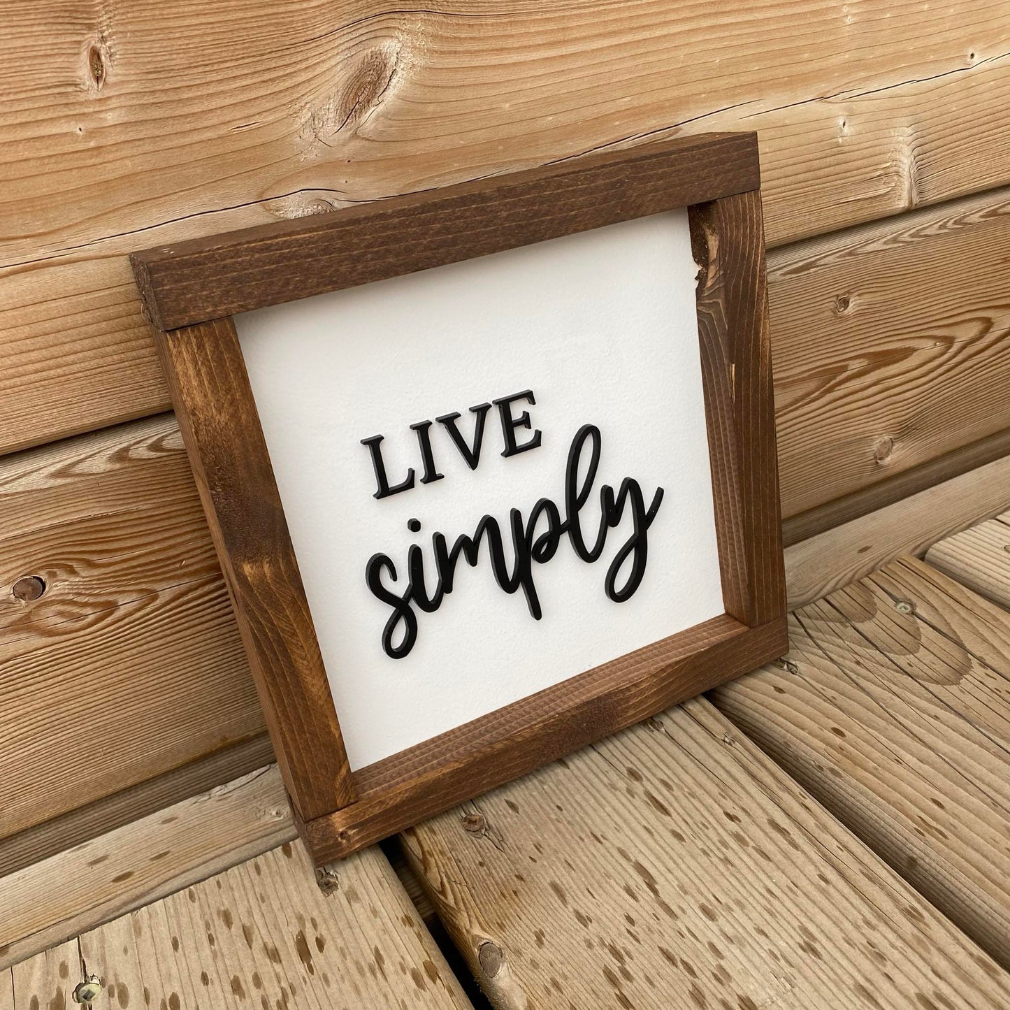 Live Simply | Wood Sign