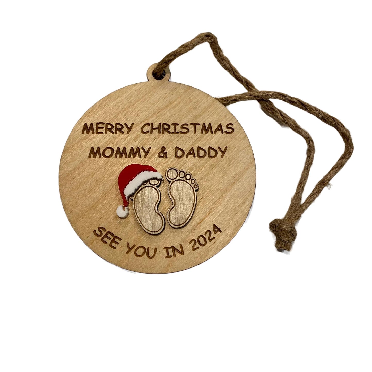 Merry Christmas Mommy and Daddy | Ornament