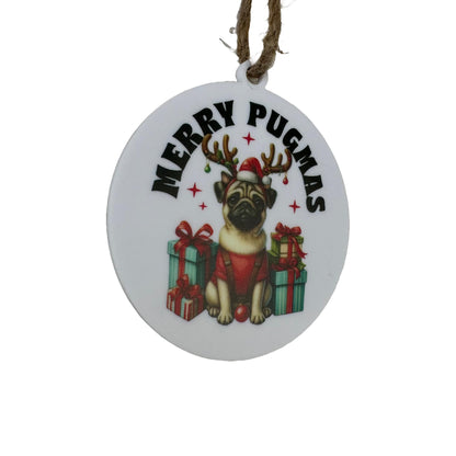 Merry Pugmas | Ornament