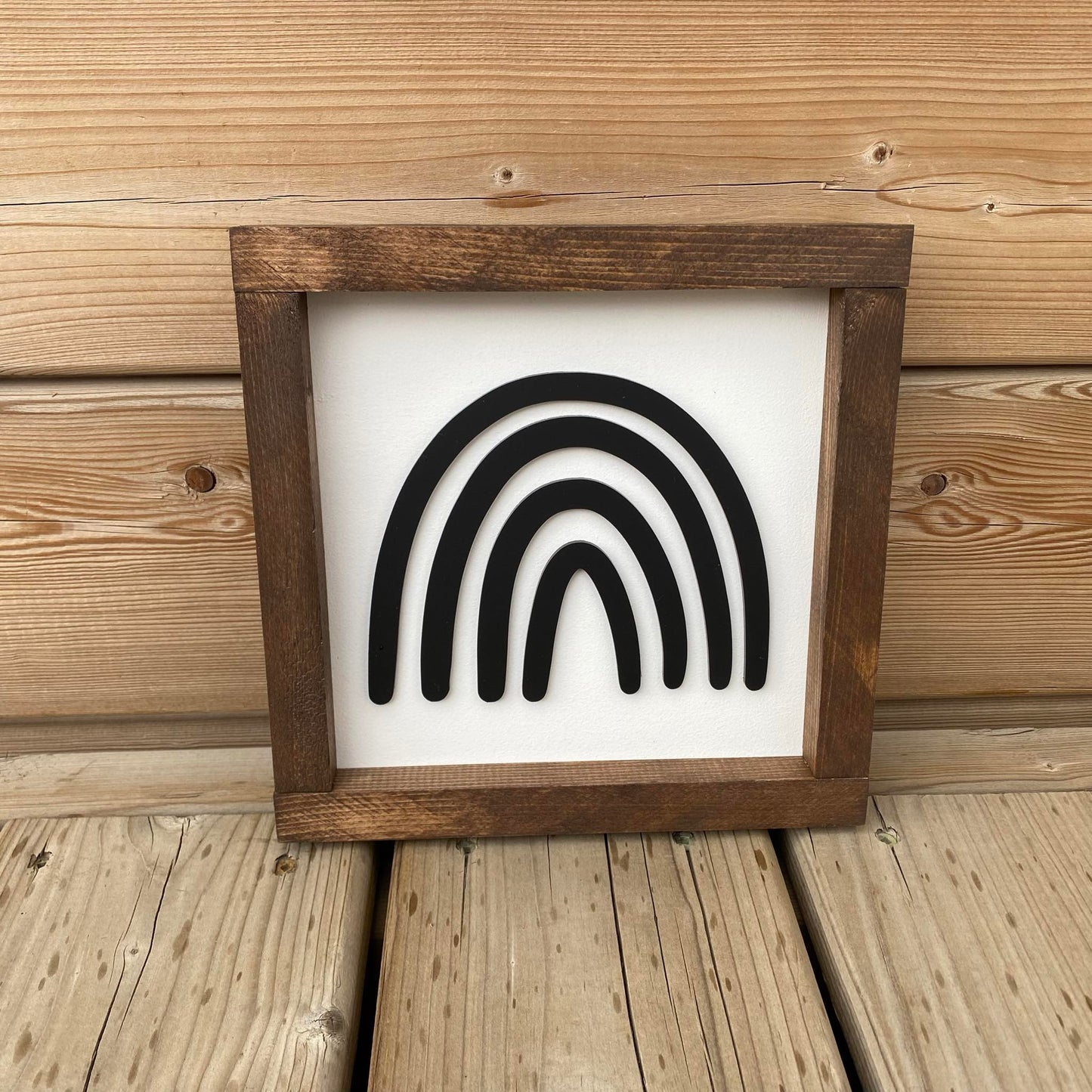 Mini Rainbow Sign | Wood Sign