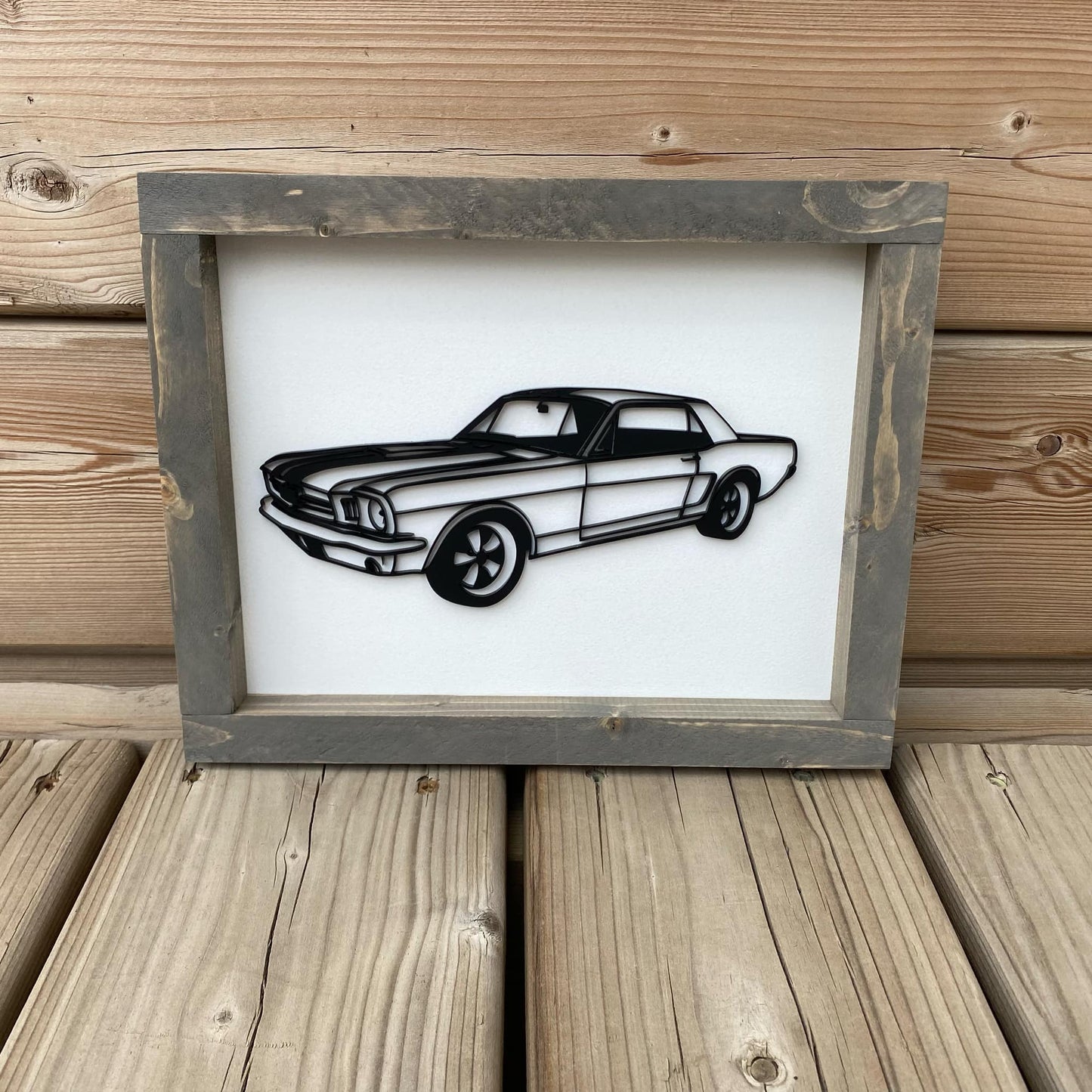 Mustang | Wood Sign