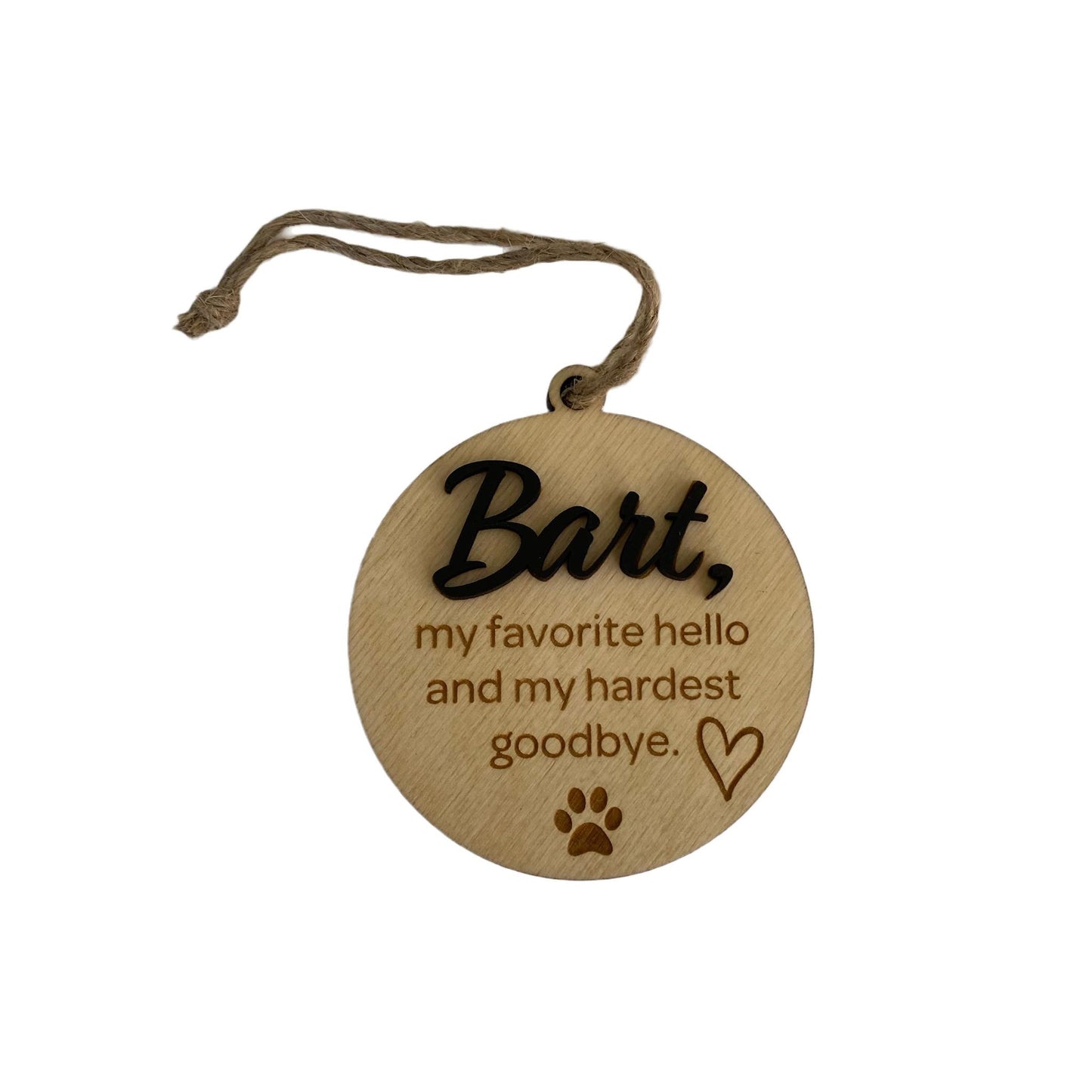 My Favourite Hello Pet Memorial | Ornament