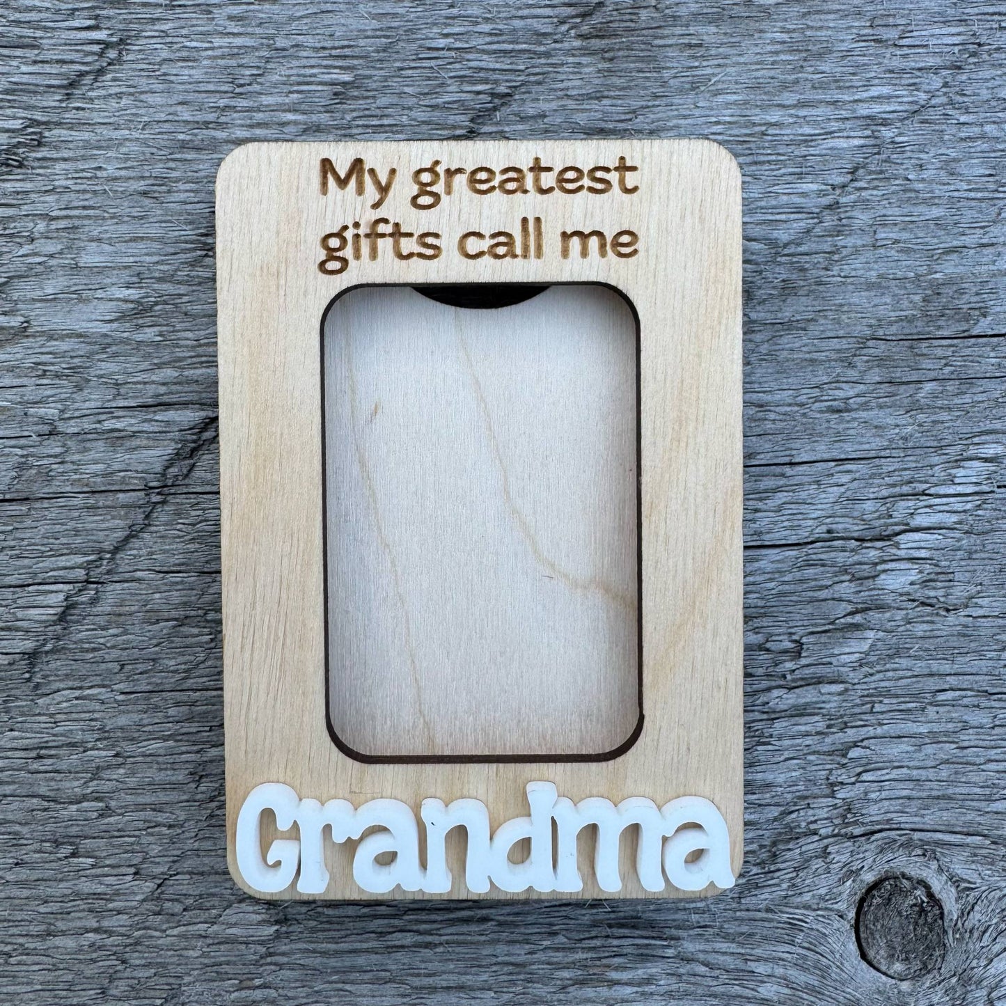 My Greatest Gifts Call Me Grandma | Mini Picture Frame Magnet