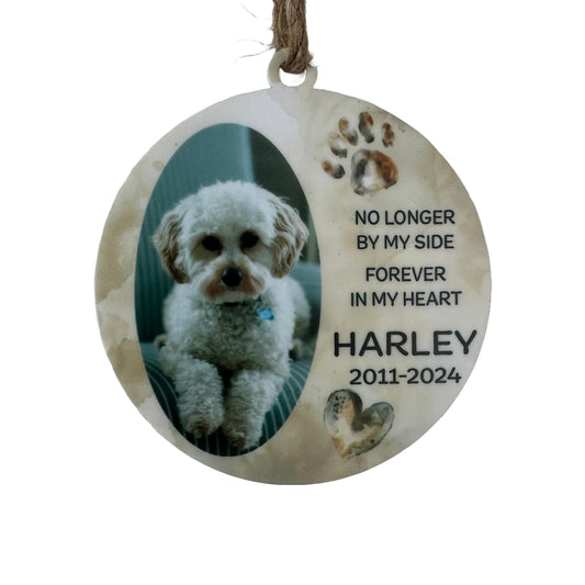 No Longer By My Side Pet | Personalized Pet Ornament