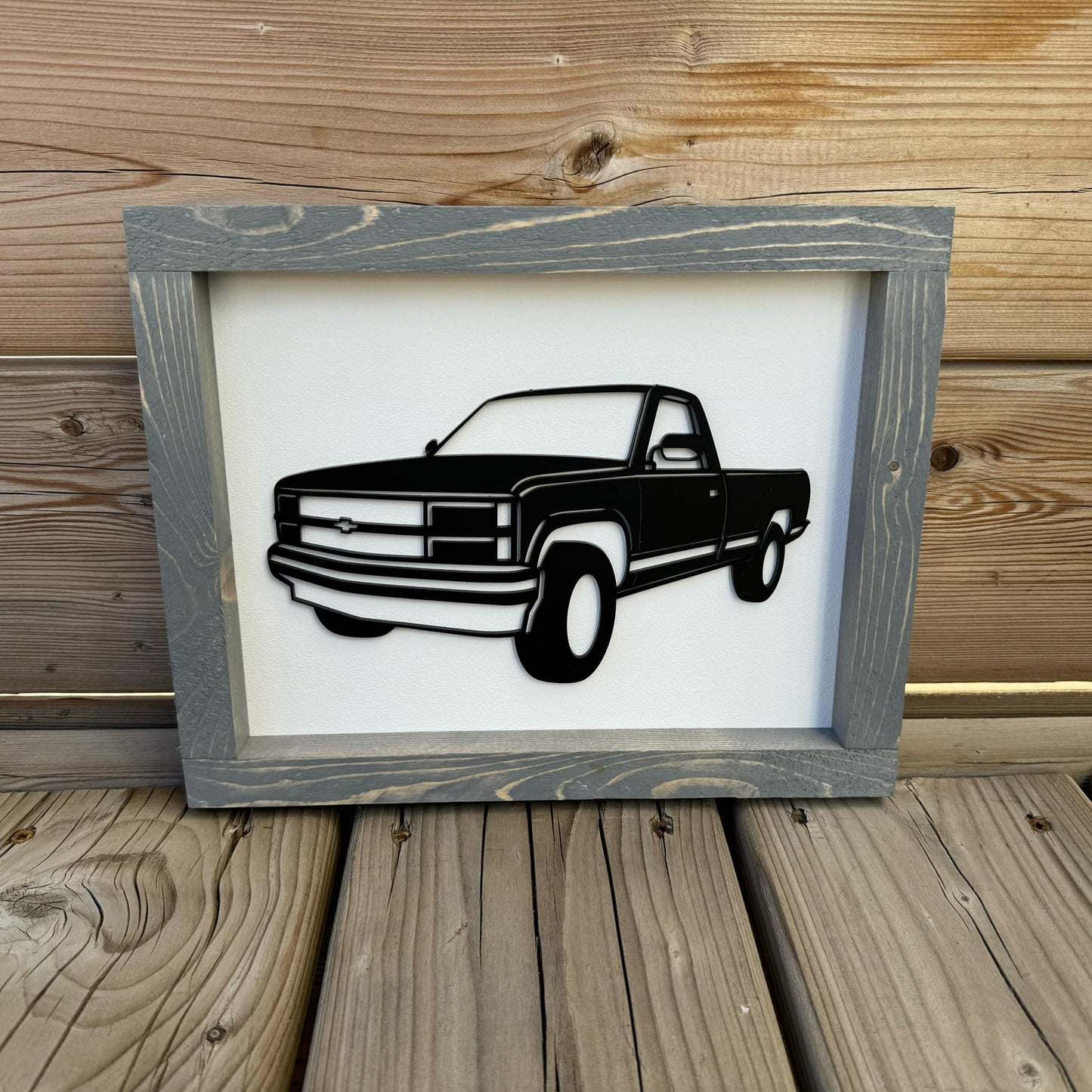 OBS Chev Truck | Wood Sign