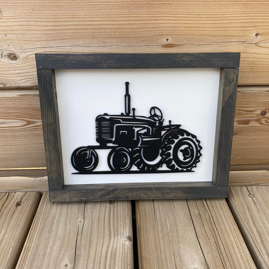 Old Tractor | Wood Sign