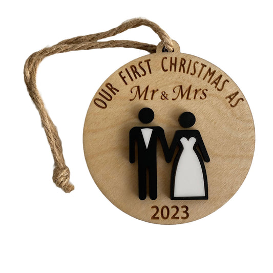 Our First Christmas As Mr & Mrs Ornament