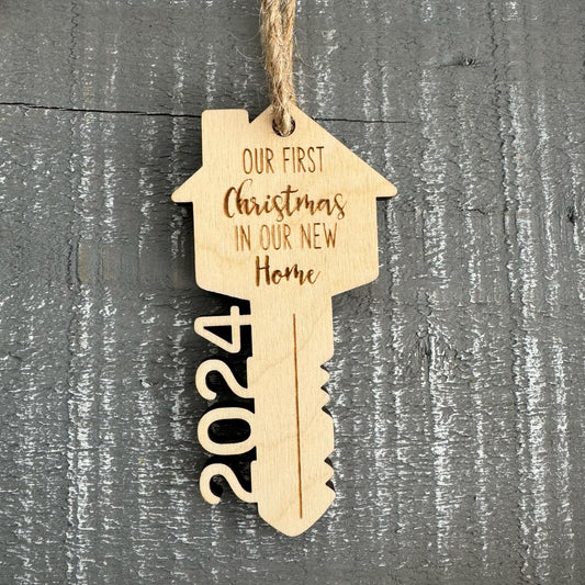 Our First Christmas In Our New Home Key | 2024 Ornament