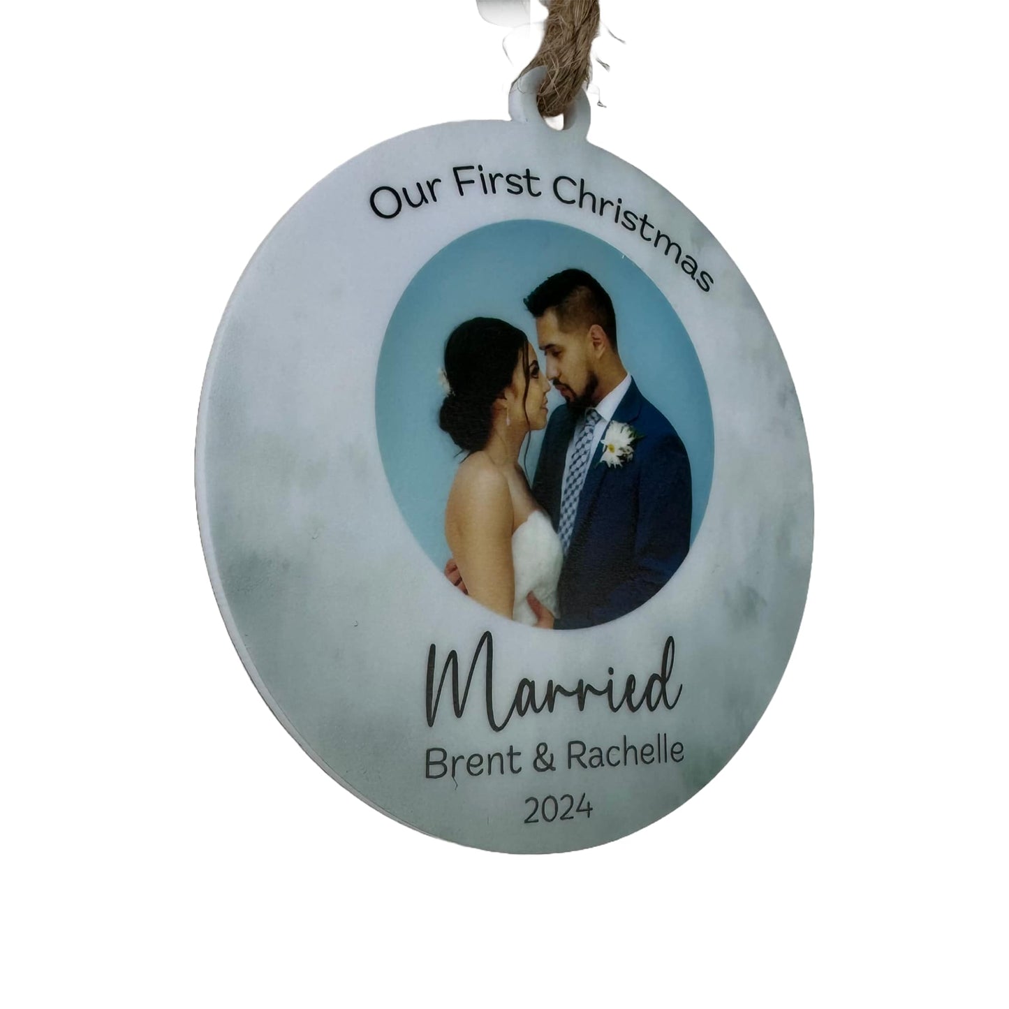 Our First Christmas Married | Personalized Ornament