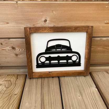 Pickup Truck | Wood Sign