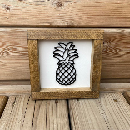 Pineapple | Wood Sign