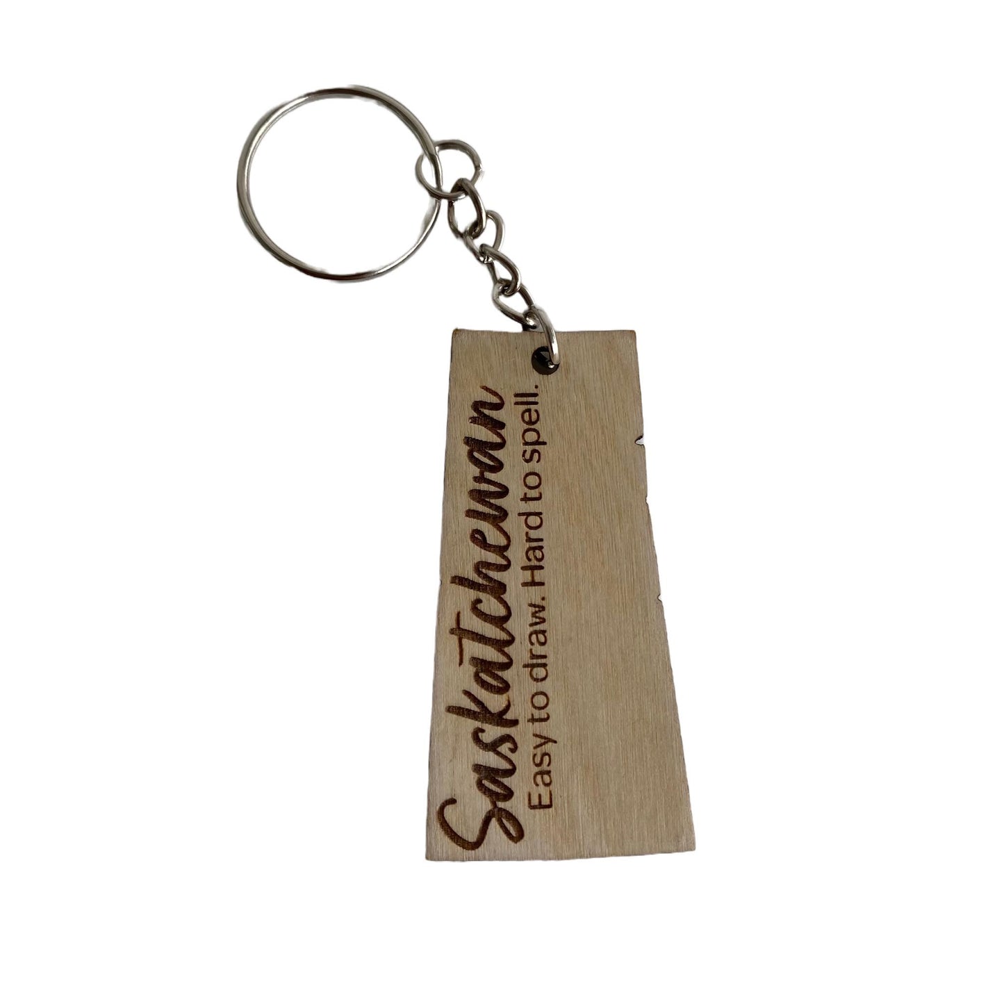 Sask Province Hard To Spell | Keychain