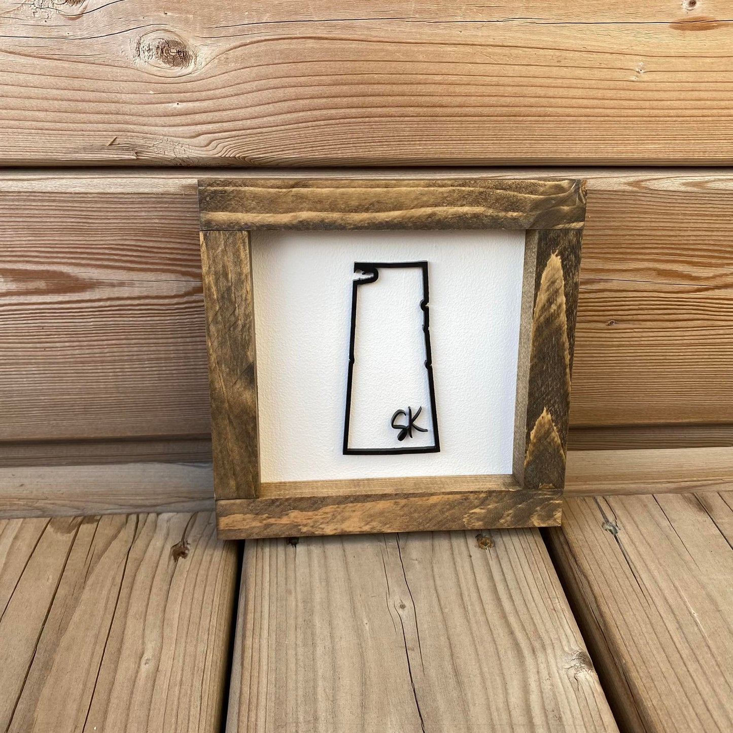 Sask Province Outline Mini | Wood Sign